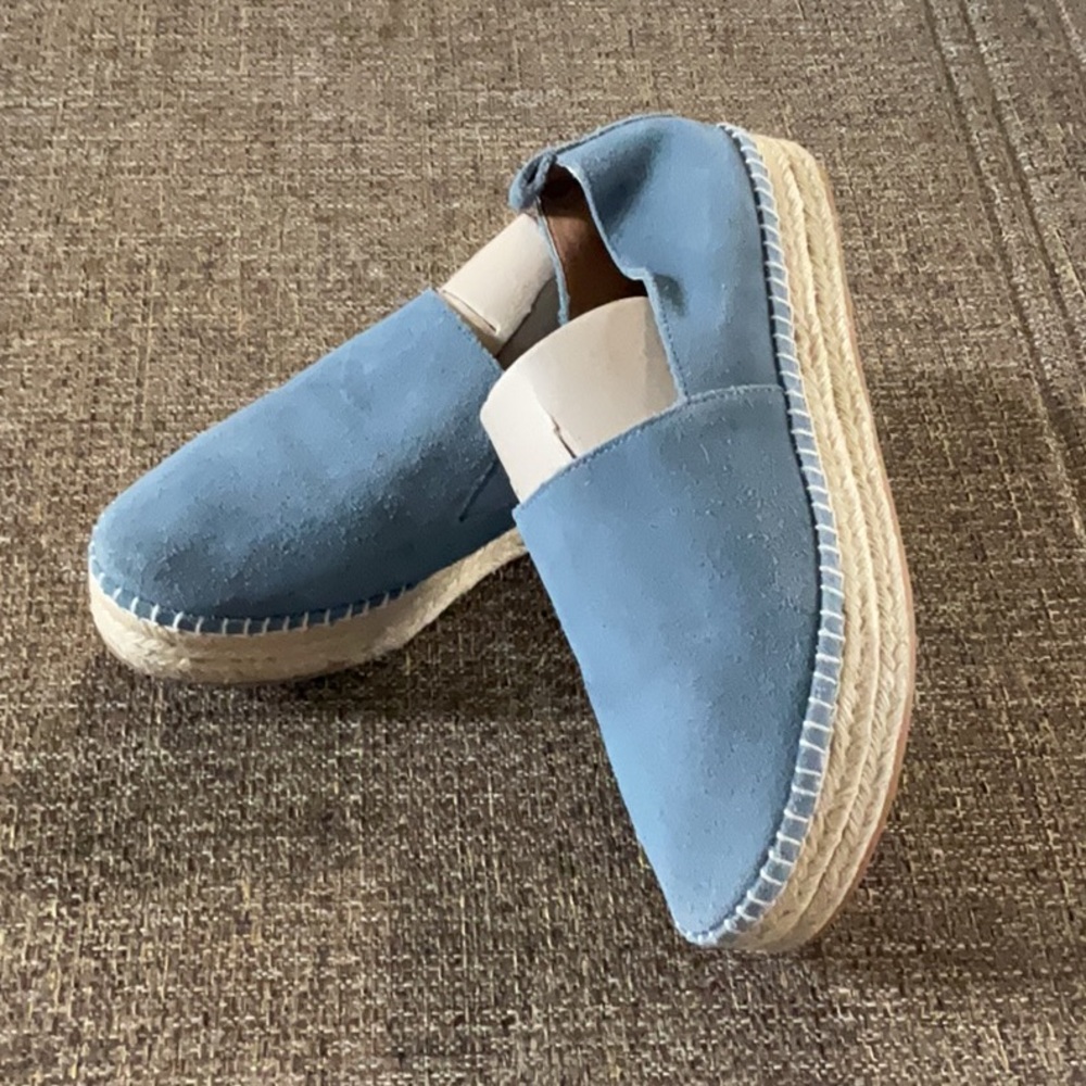 Steve Madden Espadrille Denim Flats, ,6.5